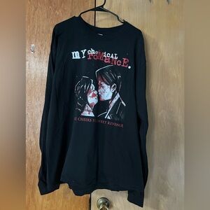 NWOT My Chemical Romance Three Cheers Long Sleeve Tshirt, size XL